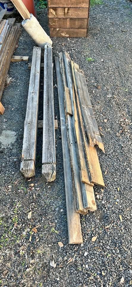 Reclaimed Cedar Posts and Planks