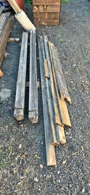 Reclaimed Cedar Posts and Planks