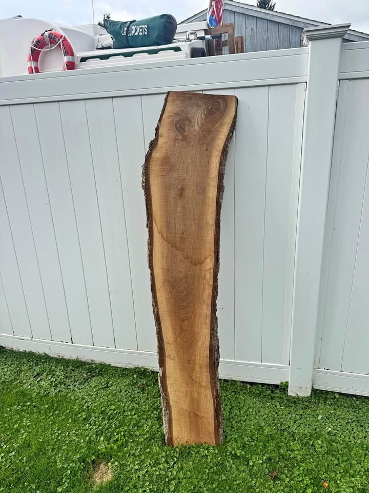 Black walnut slabs 6 feet ten boards - Image 1