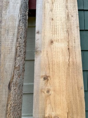 Rough Sawn 100 year old Norwegian Spruce Planks