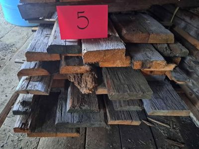 Live face slabs hand hewn boards