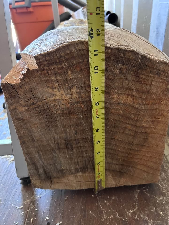 Rustic Live Edge Wood Beam – Over 9Ft – One-of-a-Kind Piece - Image 5