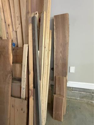 Large Assortment of Lumber, 2x4s, Wood Boards & Plywood