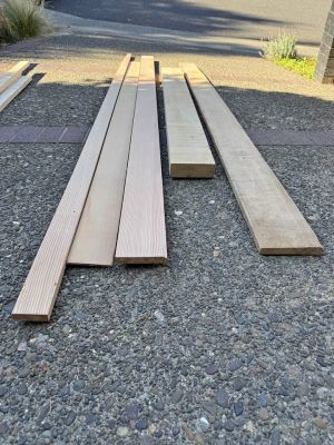 Kiln dried clear Hemlock and fir boards
