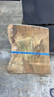 #19 Highly figured Ambrosia Maple slab- kiln dried