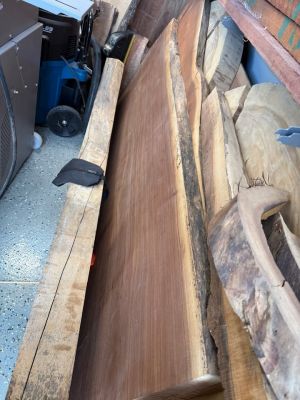 Rare Black Walnut slab – extra wide & long – kiln dried – ideal for luxury tables