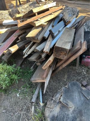 Free Large Pile of Scrap Wood and Lumber